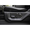 Justautotrim Chrome 2pcs Front Seat adjustment button panel upgrade trims
