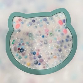 REMELTABLE Picking Pals  with Mold and Beads Acrylic:_Green Cat