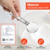 Fousenuk Measuring Spoon Set, Stainless Steel Measuring Cup Set for