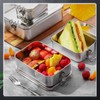 Umigy 8 Pcs Stainless Steel Food Containers Metal Bento Lunch