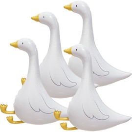 32 Inch Goose Balloons Funny Silly Goose Party Décor for Baby Shower One Silly Goose Birthday Decorations 4 Pack