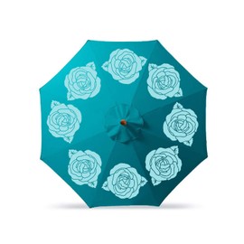 CrafTreat Reusable Rose Stencils for Painting on Wood, Canvas, Paper, Fabric, Wall and Tile - Happiness Blooms from Within - Size:12x12 Inch - DIY Art and Craft Stencils - Rose Flower Stencil