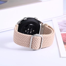 BISONSTRAP Nylon Watch Strap, Adjustable Braided Watch Straps for Men and Women, 16 mm, 18 mm, 19 mm, 20 mm, 22 mm, 24 mm to Choose From, Nylon, No gemstone