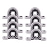 8pcs Zinc Alloy Ball Bearing Block KP000 (10mm)