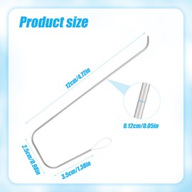 3pcs Clay Bead Spinner Needles, 7 Inch Electric Large Eye Curved Bead Spinner Needles for Jewelry Making, Suitable for Jewelry Making Bracelets Necklaces and Waist Crafts Gifts for Girls