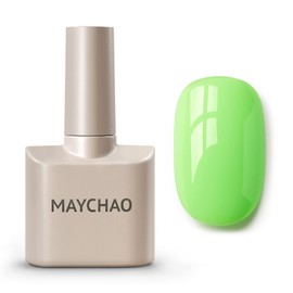 MAYCHAO 15ML Gel Nail Polish 1Pc Sour Apple Gel Polish Soak Off UV LED Nail Lamp Curing Nail Polish Gel for Nail Art Manicure Salon DIY at Home, 0.5 OZ