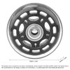 Garosa 3 inch Caster Wheel with 608ZZ Bearing 76x24x8mm Silent