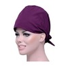 Unisex Scrub Cap with Sweatband Adjustable Tie 100% Cotton Elastic