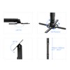 suptek Projector Ceiling Mount Bracket Fits Flat or Sloped Ceiling
