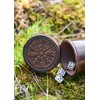 Ulfberth - High-Quality Viking Dice Cup with Lid, Vegvisir Motif,