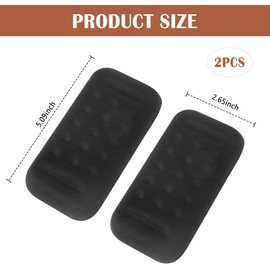 2 piezas de almohadillas para apoyabrazos de coche, cómodo cojín para apoyabrazos de coche con almohadilla de espuma viscoelástica para soporte del brazo, almohadilla universal para apoyabrazos de