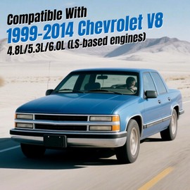 Htostar Racing LS Swap EFI Fuel Injection Hose Line Fitting Kit with 6AN 3/8", PTFE EFI Fuel Hose Kit and 58 PSI Fuel Filter Regulator Return Fuel Rail Adpater