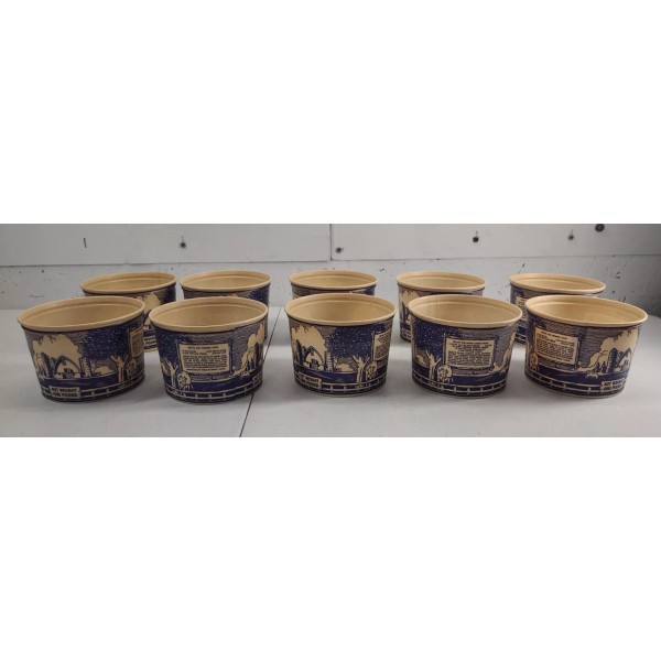 Nestrite Vintage Lot of 10 Butter Containers Lily Tulip Cup