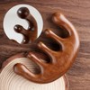 Wooden Scalp Massager,Bamboo Scalp Comb Wooden,Hair Massager Comb with Wide