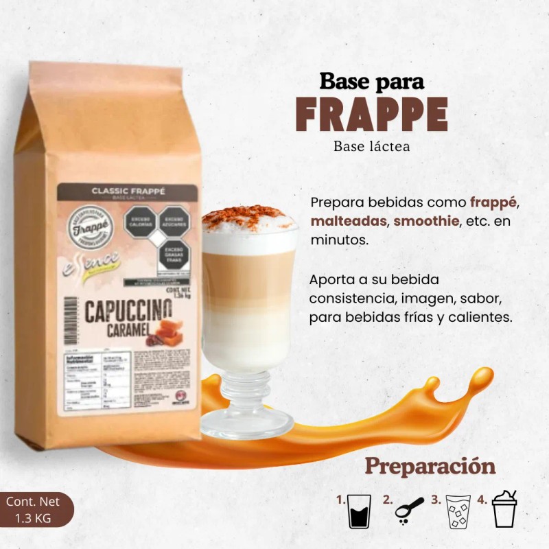 Base Frappe 19 Sabores 1.36 Kg, Produce 44 De 12