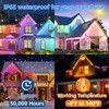 TOHETO Permanent Outdoor Lights Pro, 150ft with 108 RGB LED