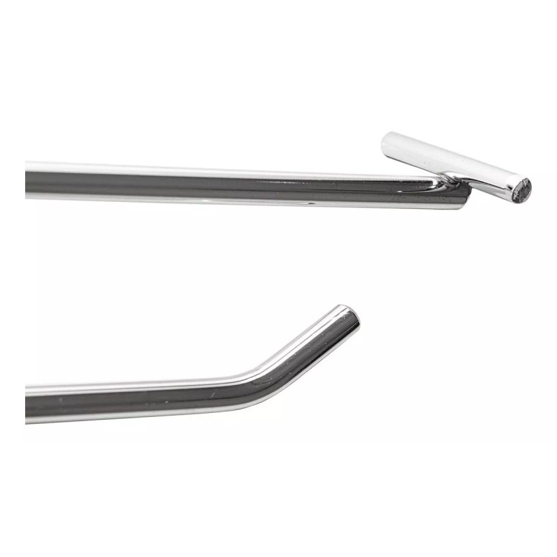 Exhivit Gancho Blister Cromo, P/perfocel O Exhibipanel 25 Cms 50pz