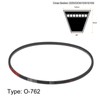 sourcing map O-762 V-Belt Drive Belt 762 mm Rubber for