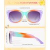 NSSIW Kids Sunglasses Polarized Sunglasses-for-Kids: Square Sun Glasses UV Potection