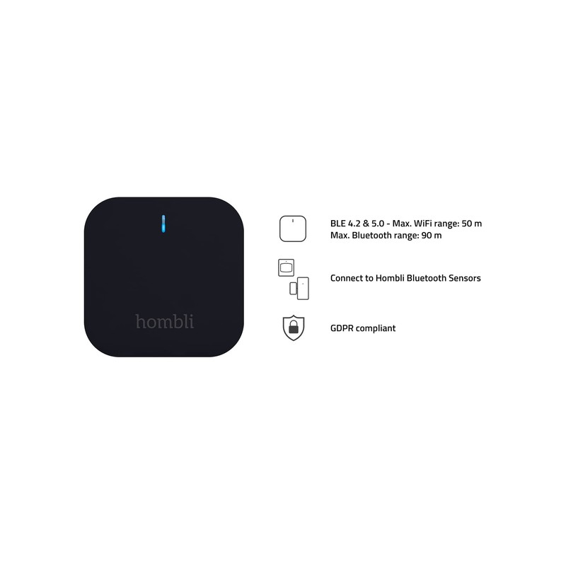 Hombli Smart Bluetooth Motion Sensor, Contact Sensor with Bridge Kit,
