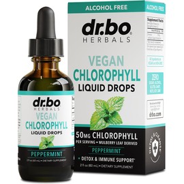 Chlorophyll Liquid Drops Body Detox - Vegan Liquid Chlorophyll Drops Odor Cleanse Supplement, Energy & Immune Support, Internal Deodorant, Body Deodorizing Supplement - Natural Deodorant Water 2 oz