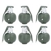 6PCS Kids Hand Grenades Toy with Realistic Sound Light Effect