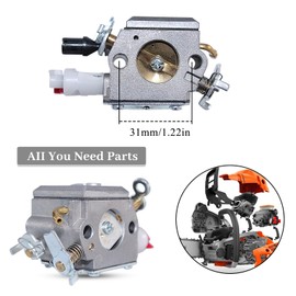 Haishine Carburettor Carb for Husqvarna 340 345 346 XP 346XP 350 351 353 Zama C3-EL18B Chainsaw Replacement Parts 503283208 Replace