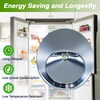 RUHUALIFE Refrigerator LED Light and Cover Assembly Refrigerator Lamp Modules