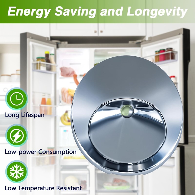 RUHUALIFE Refrigerator LED Light and Cover Assembly Refrigerator Lamp Modules