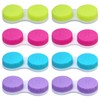 4 Colours Contact Lens Case Pack of 8, Coloured Contact