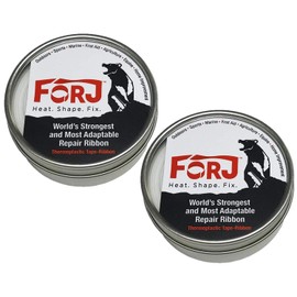 Forj Thermoplastic Tape Ribbon, 20 Feet of Lightweight, Compact Resin Fiber with 1000 Pounds of Tensile Strength, Perfect for Repairs and Maintenance. (Pack of 2) (2)