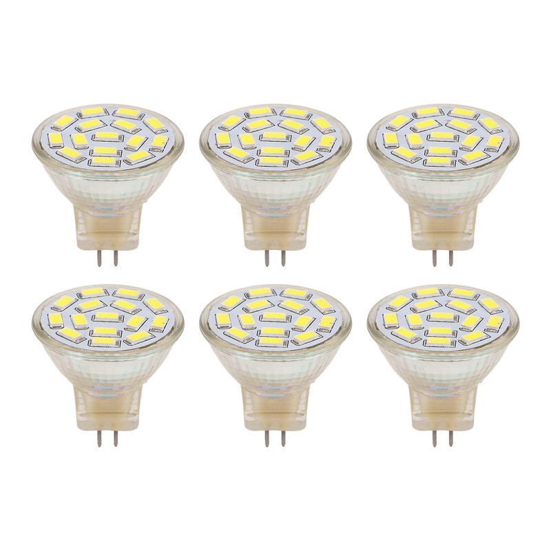 6Pcs GU4 LED Bulb 270LM 15LED Energy Saving Light Bulb