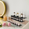 Acrylic Riser Black Acrylic Shelf Riser 3 Tier Perfume Organizer