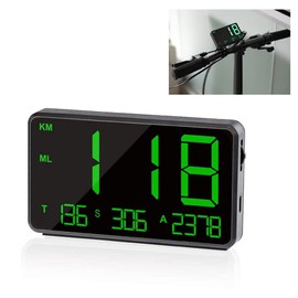 Riloer Universal GPS Speedometer for All Cars Trucks Bicycles and Motorcycles Digital Car HUD Head Up Display with Over Speed Alarm MPH Or KM/H Tired Driving Warning Windshield Project