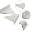 Pack of 2 Hidden Shelf Brackets, Shelf Brackets, Triangle Shape,