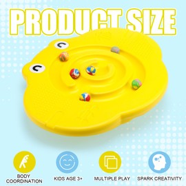 Seenelling Maze Balance Board With 5 Mini Balls Early Education Skill Development Exercise