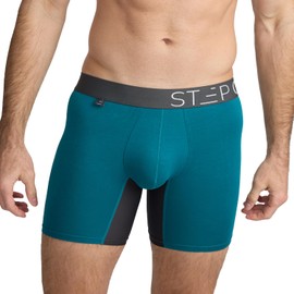 STEP ONE Mens Underwear Boxer Briefs - Underwear for Men, Moisture-Wicking, 3D Pouch + No Ride Up Boxer Briefs for Men