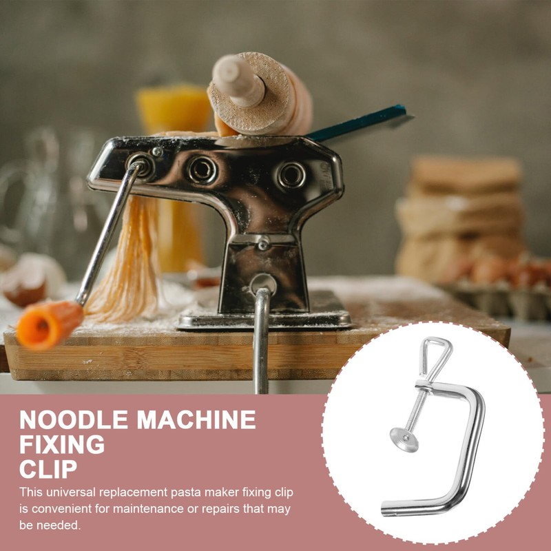 Kichvoe Pasta Machine Handle Replacement Pasta Machine Holder Clamps Manual