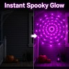 Halloween Spider Web LED Light for Party Décor – Purple