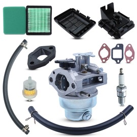Haishine GCV160 Carburettor for Honda HRT216 HRR216 GCV160A HRS216 HRZ216 Lawnmower for GCV160 Engine Replace 16100-Z0L-023 with Air Filter Spark Plug etc