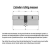 LÖWEN 70 mm 2x Cylinder Lock 35/35 Double Cylinder Simultaneous