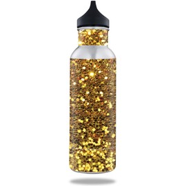 MightySkins Skin Compatible with BottleKeeper 12 oz Standard – Gold Dazzle | Protective, Durable, and Unique Vinyl Decal wrap Cover | Easy to Apply, Remove, and Change Styles | Made in The USA