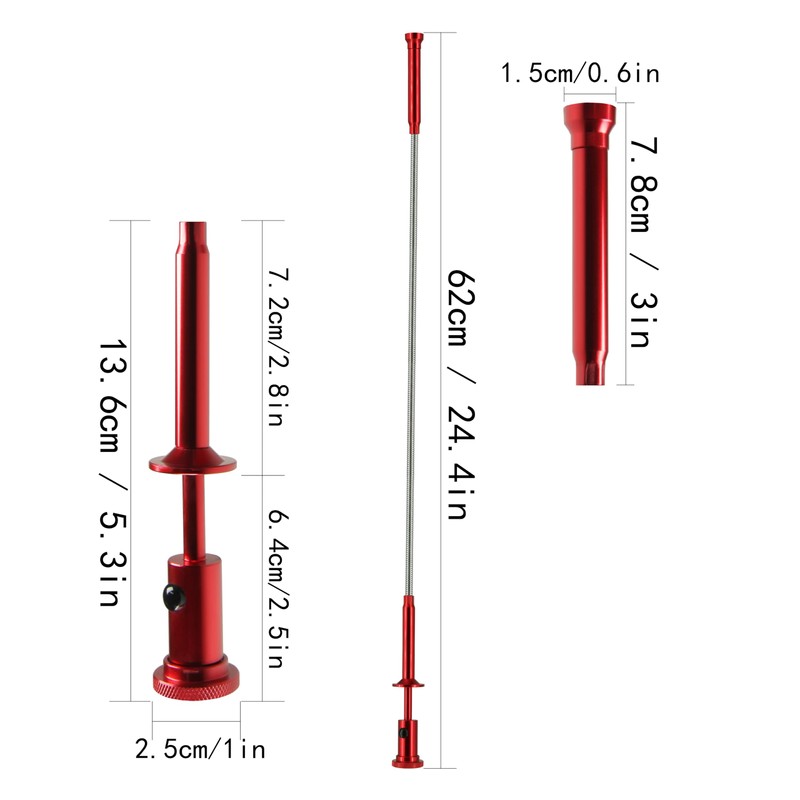 Claw Grabber Pickup Tool with Magnetic Bright LED Light,24.4in Long