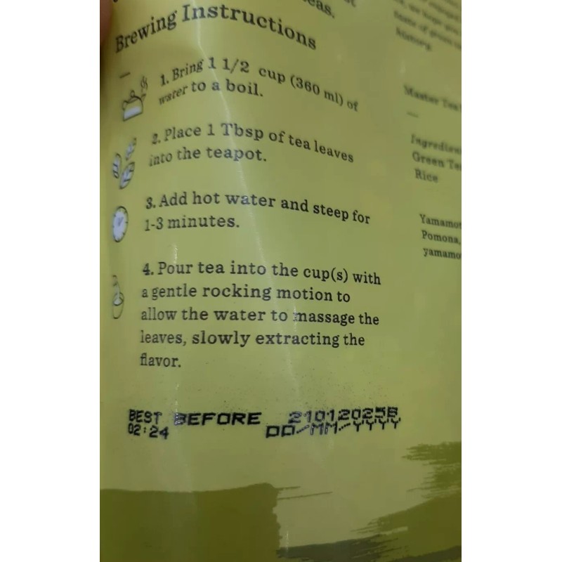 Yamamotoyama YamaMoto Yama 100g/ 3.5oz Japanese Genmaicha Roasted Rice LOOSE