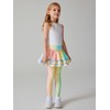 LaBeca Little Girls Leggings with Skirt Printed Pants Icecream Unicorn