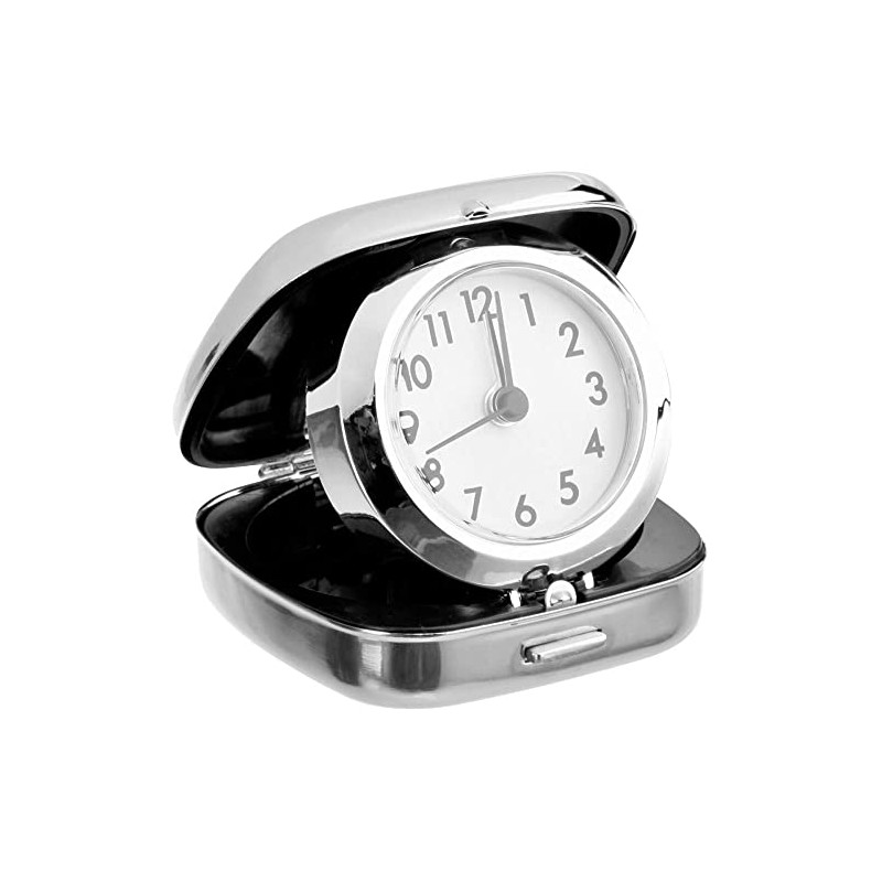 TFA Dostmann 60.1012 Analogue Alarm Metal Box for Travel, Folding