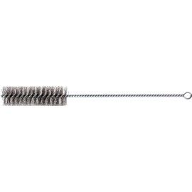 Lessmann 542309 Cylinder Brush Cord Ends with Ring Steel – Diameter 18 mm – 300 mm Length