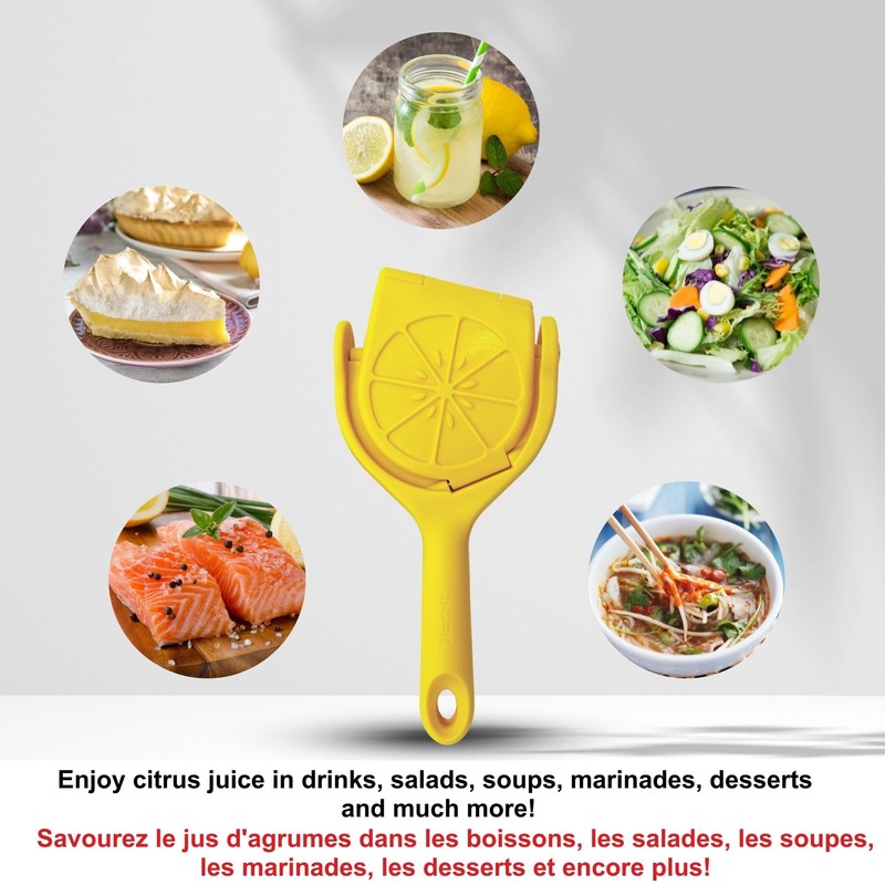 Starfrit Flat Juicer - Maximized Citrus Extraction with 2-Hand Pressure