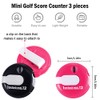 Frienda 6 Pack Golf Stroke Counter Clicker, Mini Score Counter,