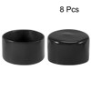 sourcing map 8pcs Rubber End Caps 2"(50mm) ID Vinyl Round